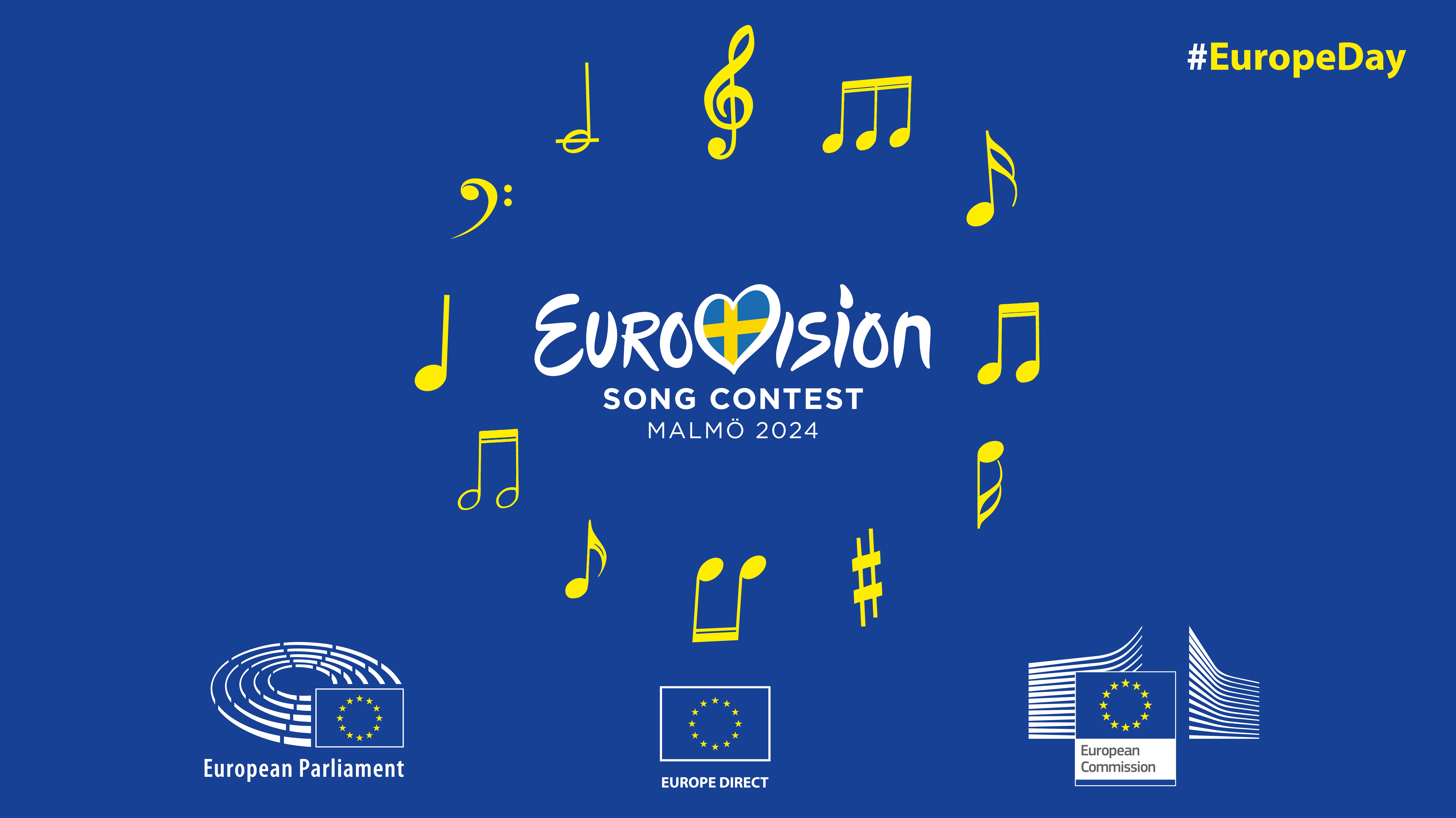 Logo for Europe Day at Eurovision Village on 9 May